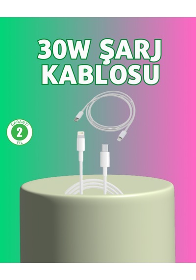 Kalite 30w Type-c Lightning Hızlı Şarj Kablosu Gldısptm - 37 1.2m Dalı