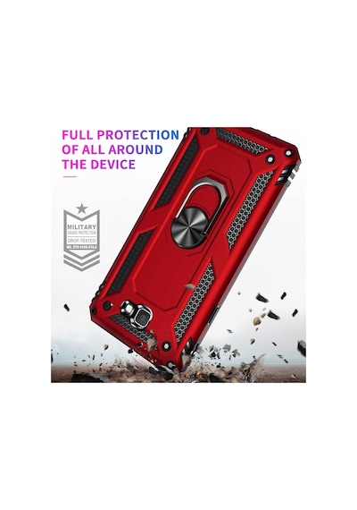 Samsung Uyumlu J7 Prime 2 Kilif Zirhli Standli Miknatisli Tank Kapak 399512552