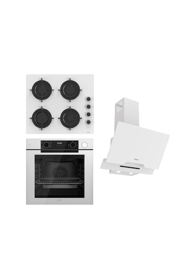Ferre CS206-FA + QEP64CB +D064-SA Steamart-Fryart-Silentart Serisi Beyaz Set