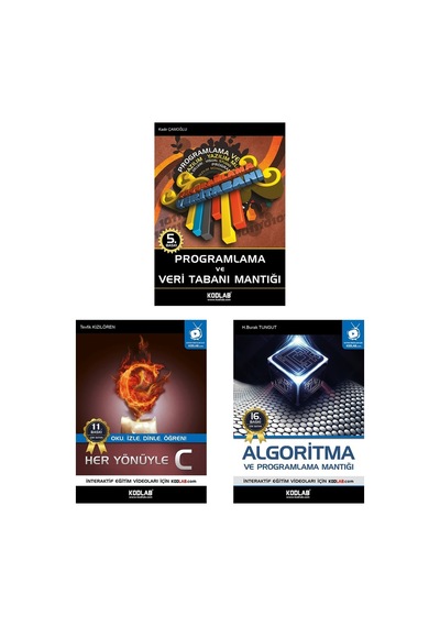 Programlamaya Giriş Seti-3 Kitap Takım- Kodlab