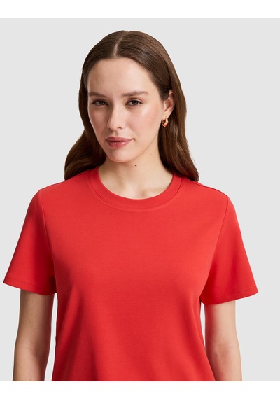 Pierre Cardin Kadın Kırmızı Tişört Basic 50323570-vr030