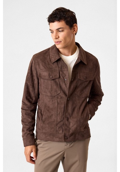 Backandbond Regular Fit Koyu Kahve Mont Çok Renkli