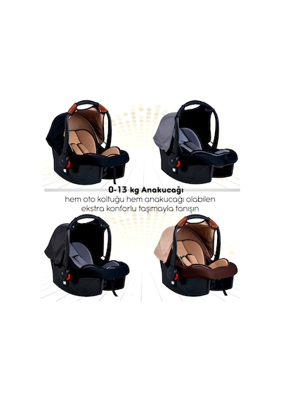 Baby Home 945 Paris Travel Sistem Bebek Arabası Puset Anne Yanı Sepet Beşik