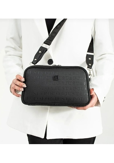Just Polo Kadın Ayarlanabilir Askılı Günlük Kullanıma Uygun Şık Çapraz Ve Omuz Çantası P234023mh Siyah 66476755