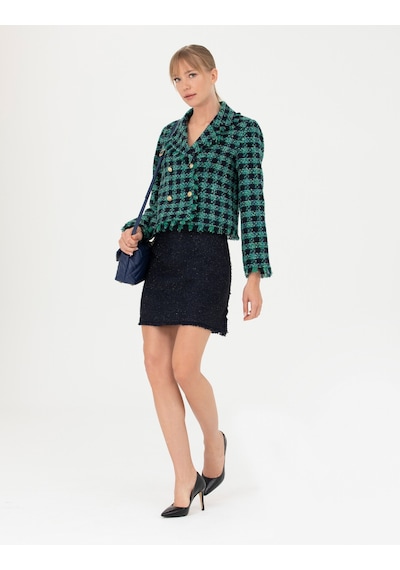 Pierre Cardin Kadın Petrol Ceket 50273097-vr102 Petrol
