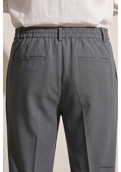 Twn Relaxed Fit Pilesiz Donuk Yeşil Çizgili Jogger Pantolon 7ec03ım07347m Dnk