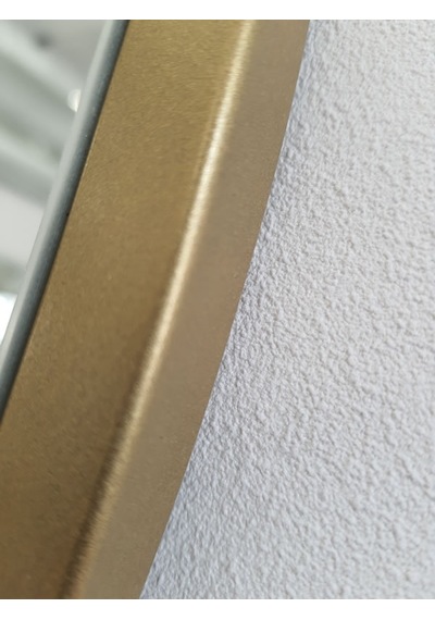 Ayna Denizi Circle Eighty Gold Model Gold Altın Renk Metal Çerçeveli Yuvarlak Dekoratif Ayna Gold - Altın