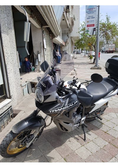 Honda Transalp Xl 700 Uzun Ön Cam Zeus Açık Füme Xl700 53 CM 4 MM