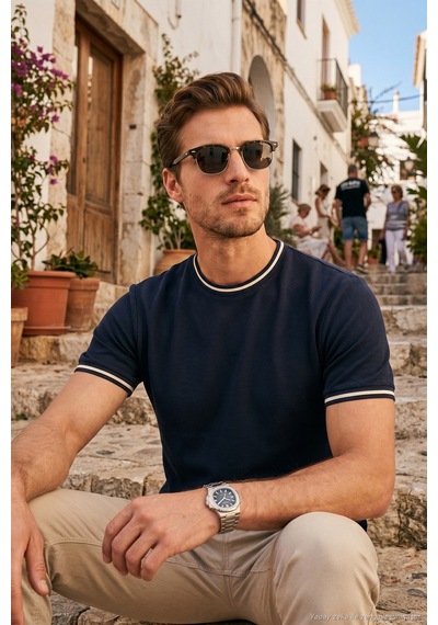 Buratti Erkek T Shirt 5904089 İndigo