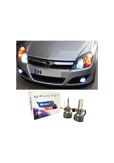 Opel Astra H Led Xenon Uzun Far Ampulü H1 Mono Yeni Seri Beyaz 2004-2010