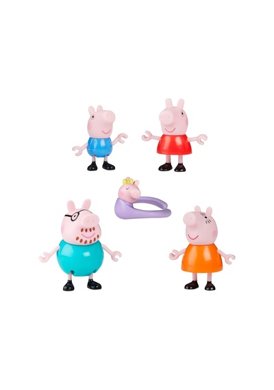 Peppa'nın Beş Kişilik Ailesi Figür Seti