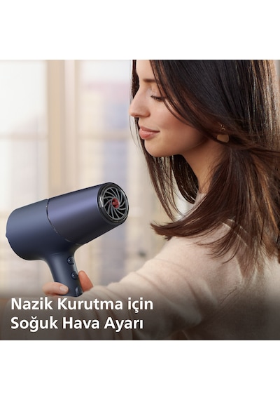 Philips Saç Kurutma Makinesi BHD510/00,İyonik Bakım,3 Isı Ve 2 Hız Ayarı,2300w