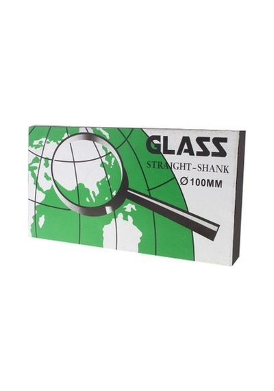 Premium Kolay Kullanım Yakınlaştırıcı Net Görüş Plastik Siyah Yuvarlak Kolu 100mm 5x Büyüteç
