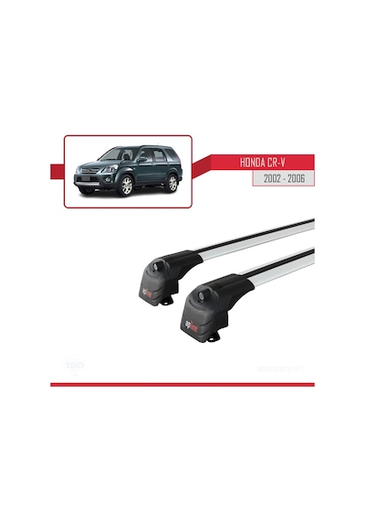 Honda Cr-v 2002-2006 Arası İle Uyumlu Ace-2 Ara Atkı Tavan Barı Gri