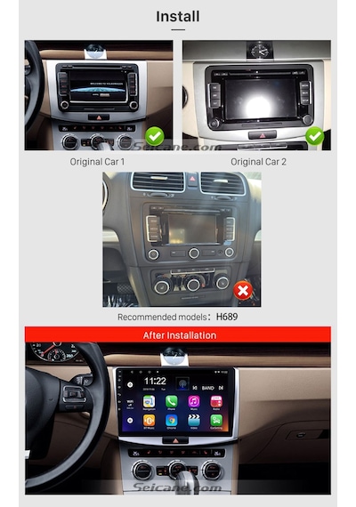 Vw Passat B7/cc 2012+ Uyumlu Multimedya Navigasyon Usb Kamera Carplayer