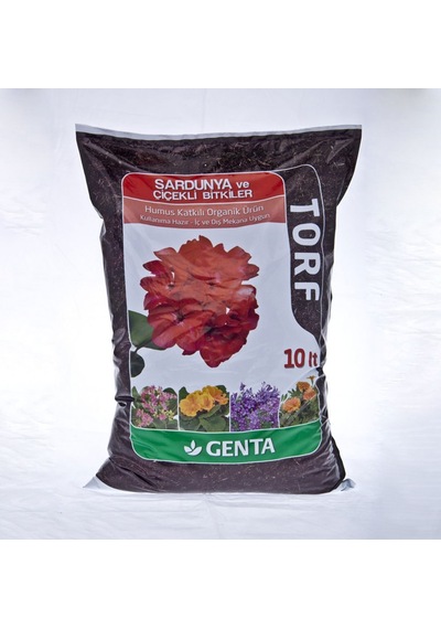 Genta Sardunya Ve Çiçekli Bitki Torfu 10 L