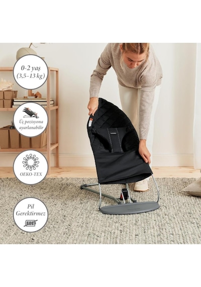 Balance Bliss Ana Kucağı & Kanguru Mini 3d Cotton Yeni Doğan Seti /black