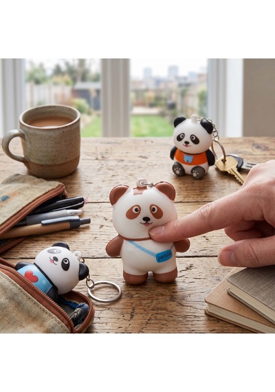Bakgelal Sevimli Panda Squishy Anahtarlık Sıkılabilir Yumuşak Stres Oyuncağı Çanta Süsü - 9066816809122