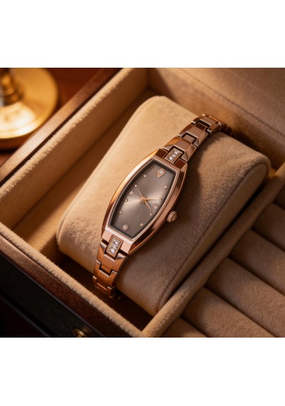 Yafani Rose Gold Oval Şık KadınKol Saati