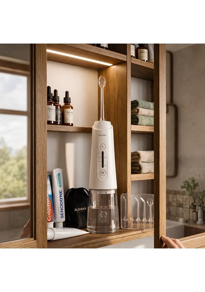 Auhma Amf11 320 Ml 4 Modlu Şarjlı Akıllı Ağız Duşu