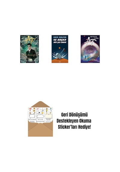 Artemis Fowl 8 - Son Muhafız + Ve Başka Bir Şey Daha + Artemis Fowl 1 + Okuma Sticker'ları