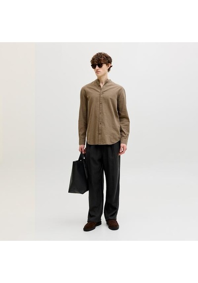 Jack&jones Bill Andros Vis Linen Blend Jogger Erkek Siyah Pantolon