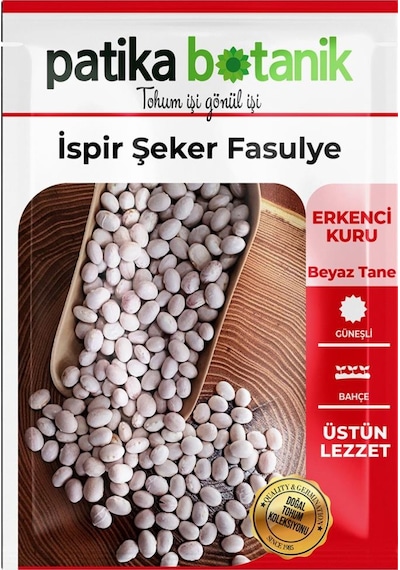 50 Adet İspir Şeker Fasulye Tohumu