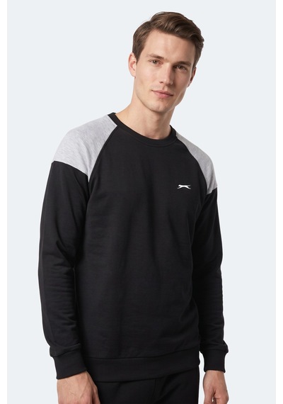Slazenger Made Siyah Erkek Sweatshirt