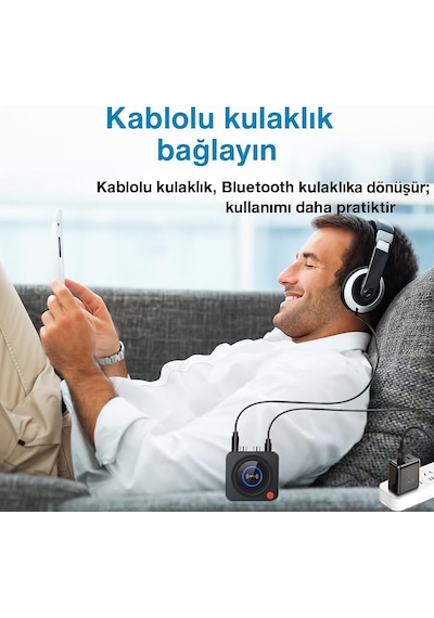 Bluetooth Alıcısı, Hı-fı İçin Bluetooth Adaptörü, Hoparlörler İçin Blue Tooth Alıcısı, Ev Stere