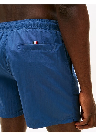Tommy Hilfiger Medıum Drawstrıng Zip Pocket Erkek Mavi Deniz Şortu - Um0um03748