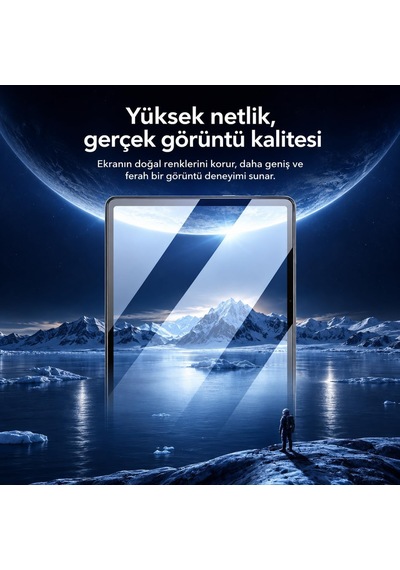 Honor Pad 10 İle Uyumlu Kolay Aparatlı Ekran Koruyucu