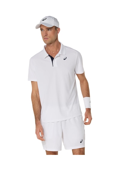 Asics Court Polo Erkek White Traditional Kısa Kollu Tshirt 2041a340-100 Beyaz