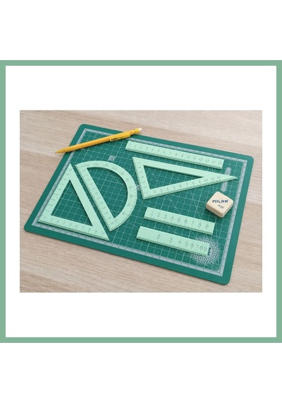 Bşkvirgo 3d Baskı Geometri Cetvel Seti - İletki, Gönye Ve Ölçüm Araçları - Mint Bsk2026 Diğer