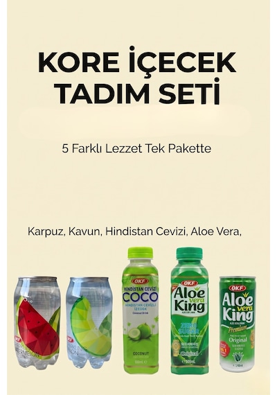 Okf Karışık Kore İçecek Seti 5'li