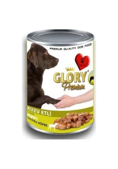 Glory Premium Kuzu Etli Konserve Yavru Köpek Maması 12 x 400 G