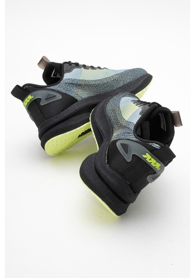Marcomen Erkek Kalın Taban Bağcıklı Comfort Sneaker Mc 21043 Siyah