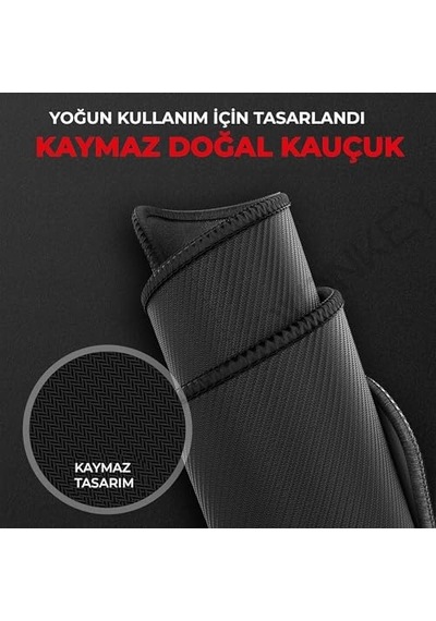 Wonkey Pro - Dikişli Mouse Pad Gaming, Oyuncu Gamer Mousepad, Ofis Tipi Mouse Ped, Orta Boy Fare Altlığı, Gaming Mouse Pad 32x24 Cm - M
