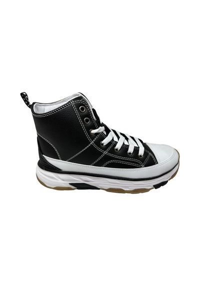 Kinetix Viole Boğazlı Kadın Sneaker Ayakkabı Ckr00692 Siyah - Beyaz
