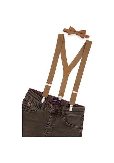 U.S. Polo Assn. Erkek Çocuk Camel Pantolon Askısı 50313418-VR015