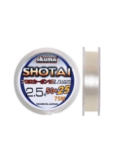 Okuma Shotai 75m 0.37mm Fluorocarbon Misina