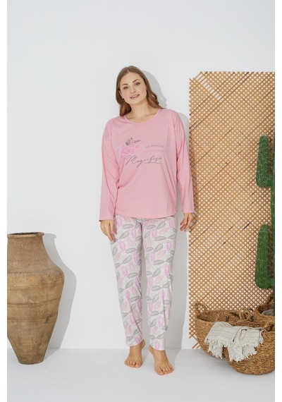 Estiva 24077 Kadın Uzun Kollu Pijama Takımı 001