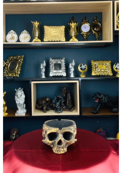 Polyester Kuru Kafa Kül Tablası Küllük