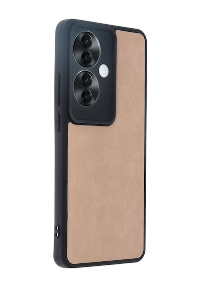 Oppo Reno 11f Kılıf Aras Deri Kapak - Pudra 0.2M-Çok Renkli