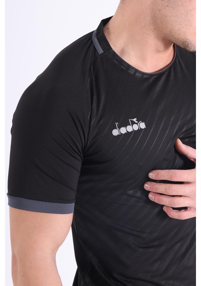Diadora Elite Antrenman T-Shirt Siyah