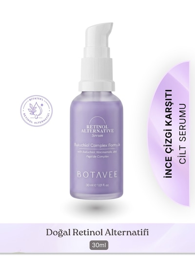 Botavee Retinol Alternatifi Bakuchiol Serum - Yaşlanma Karşıtı, Canlandırıcı Ve Aydınlatıcı Yüz Serumu - 30 Ml