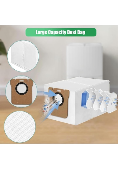 Dreame L10s Pro / L10s Ultra / L10s Pro Ultra /l10 Ultra /l10 Prime /l20 Ultra Robot Süpürge Uy Beyaz