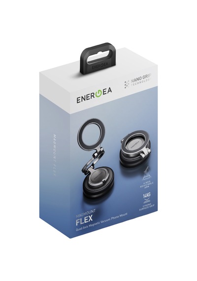 Energea Magmount Flex 360 Dönebilen Manyetik Araç İçi Telefon Tutucu - Siyah