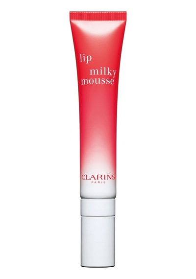 Clarins Lip Milky Mousse 01 Strawberry Dudak Parlatıcısı 10 Ml