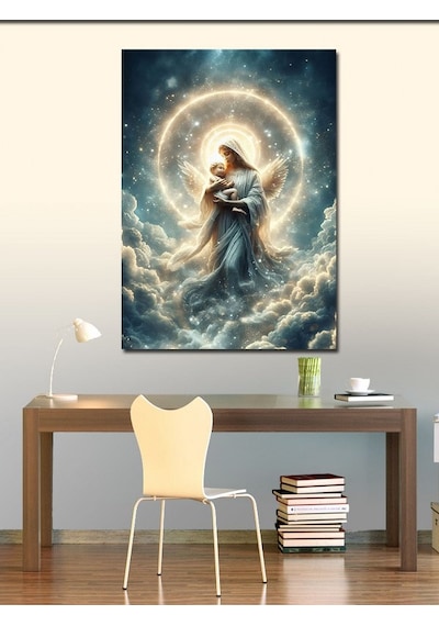 Kanvas Tablo Melek Ve Çocuğu 50cmx70cm