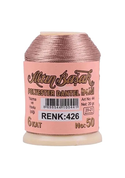 Jenerik 3 Adet Altınbaşak Oya Ve Dantel İpi 20 Gr - Royaleks - No: 426